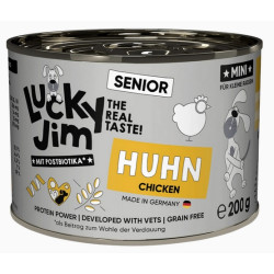 Lucky Jim Classic Mini Senior Kurczak puszka 200g - All4Animals