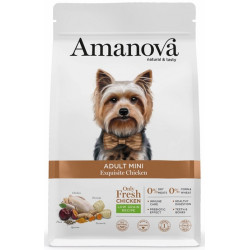 Amanova Dog Adult Mini Exquisite Chicken - kurczak 2kg - All4Animals