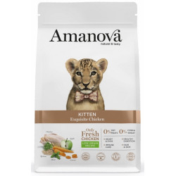 Amanova Cat Kitten Exquisite Chicken - kurczak 4kg - All4Animals