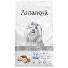 Amanova Dog Adult Mini White Hair Special 2kg - All4Animals