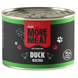 BUBAlicious Kot More Meat Mono kaczka puszka 185g - All4Animals