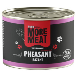 BUBAlicious Kot More Meat Mono bażant puszka 185g - All4Animals