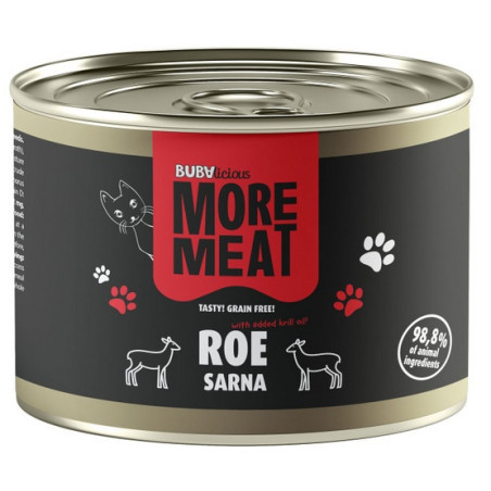 BUBAlicious Kot More Meat Mono sarna puszka 185g - All4Animals