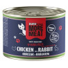 BUBAlicious Kot More Meat Sterilised kurczak i królik puszka 185g - All4Animals
