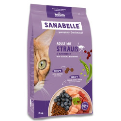 Sanabelle Adult Strauss - ze strusiem 2kg - All4Animals