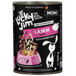 Lucky Jim Mono Adult Jagnięcina puszka 400g - All4Animals