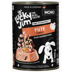 Lucky Jim Mono Adult Indyk puszka 400g - All4Animals