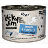 Lucky Jim Classic Mini Adult Kurczak i pstrąg puszka 200g - All4Animals