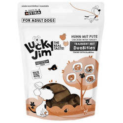 Lucky Jim DuoBities Kurczak i indyk 70g - All4Animals