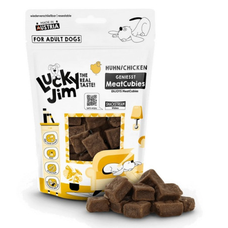Lucky Jim MeatCubies Kurczak 70g - All4Animals