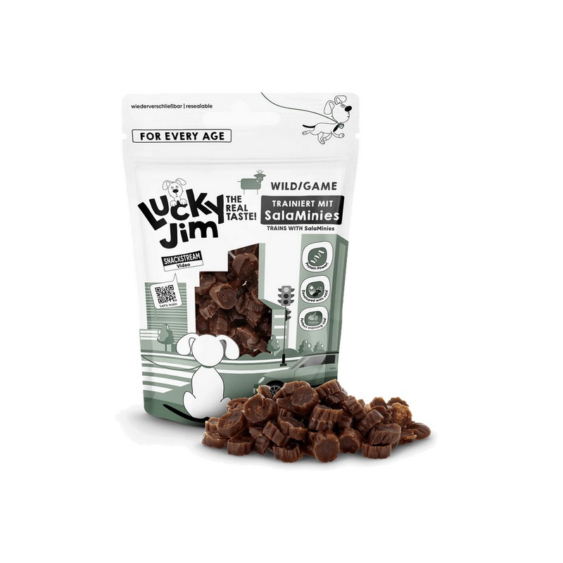 Lucky Jim SalaMinies Dziczyzna 70g - All4Animals