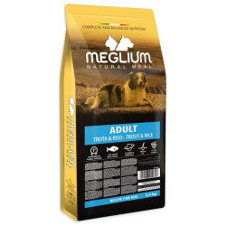 Meglium Dog Adult Trout & Rice 2,5kg - All4Animals