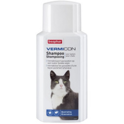 Beaphar Vermicon Szampon dla kota przeciwko pchłom i kleszczom 200ml - All4Animals