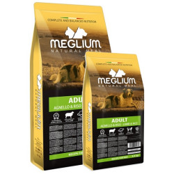 Meglium Dog Adult Lamb & Rice Sucha karma z jagnięciną 14kg +2,5kg Gratis - All4Animals