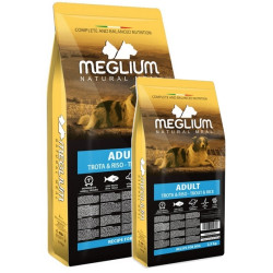 Meglium Dog Adult Trout & Rice Sucha karma z pstrągiem 14kg +2,5kg Gratis - All4Animals