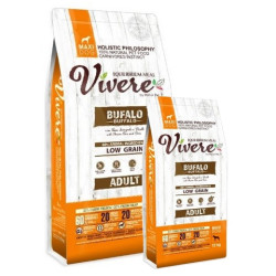 Vivere Maxi Adult Buffalo 12kg Karma Monobiałkowa z Bawołem dla dużych ras 12+3kg - All4Animals