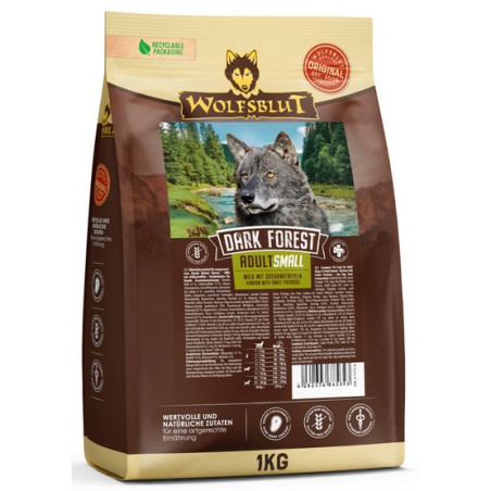 Wolfsblut Dog Dark Forest Small - dziczyzna i bataty 1kg - All4Animals