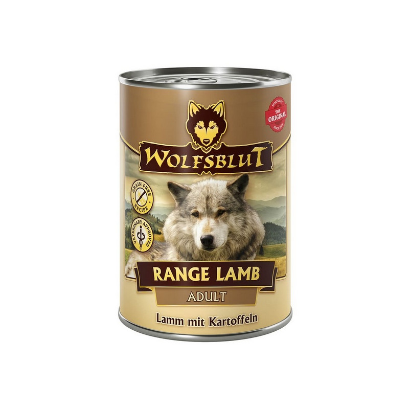 Wolfsblut Dog Range Lamb Adult - jagnięcina i ziemniaki puszka 395g - All4Animals
