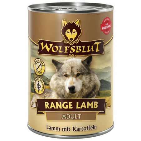 Wolfsblut Dog Range Lamb Adult - jagnięcina i ziemniaki puszka 395g - All4Animals