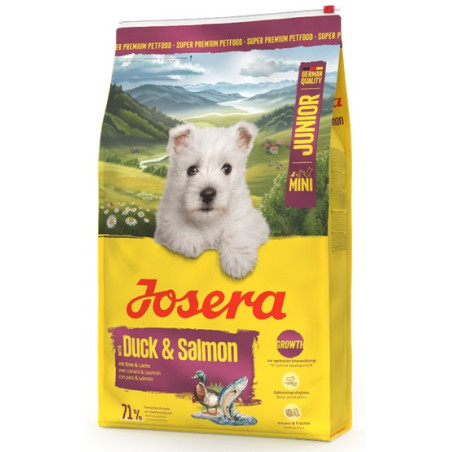 Josera Pies Mini Junior Duck & Salmon 10kg - All4Animals