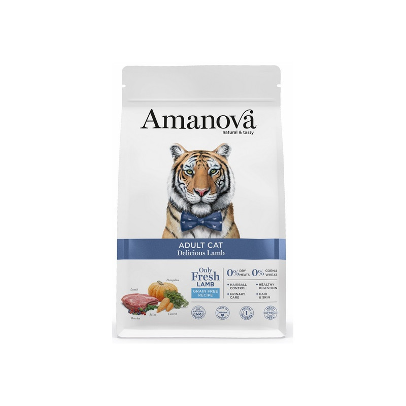 Amanova Cat Adult Delicious Lamb - jagnięcina 4kg - All4Animals