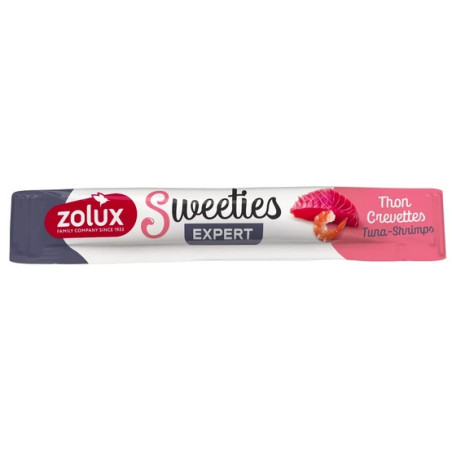 Zolux Sweeties Kremowy przysmak dla kota - tuńczyk i krewetka 14g - All4Animals