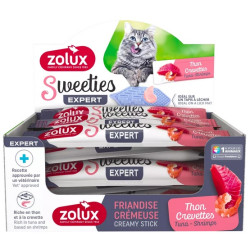 Zolux Sweeties Kremowy przysmak dla kota - tuńczyk i krewetka 14g - All4Animals