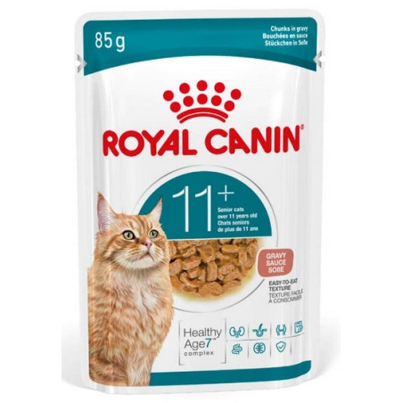 Royal Canin Ageing +11 karma mokra dla kotów dojrzałych w sosie saszetka 85g - All4Animals