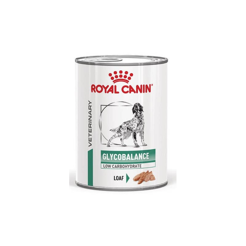 Royal Canin Veterinary Diet Canine Glycobalance Low Carbohydrate Loaf puszka 410g - All4Animals