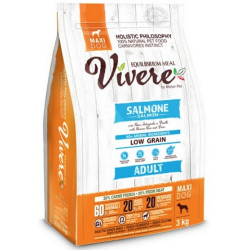 Vivere Maxi Adult Salmon 12kg (4x3kg) Karma Monobiałkowa z Łososiem dla dużych ras - All4Animals