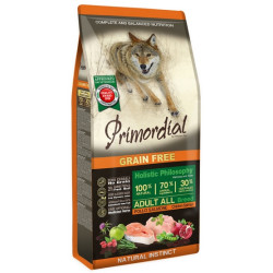 Primordial Dog Grain Free Adult Chicken & Salmon 12kg - All4Animals