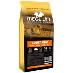 Meglium Dog Mini Adult Pork & Rice 7kg - All4Animals