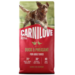 Carnilove Dog Active Duck & Pheasant Adult - kaczka i bażant 1,5kg - All4Animals