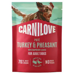 Carnilove Dog Turkey & Pheasant - indyk i bażant saszetka 300g - All4Animals