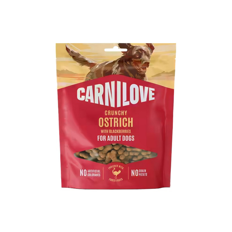 Carnilove Dog Crunchy Snack Ostrich 200g - All4Animals