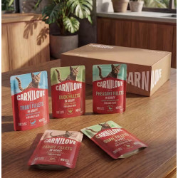 Carnilove Cat Pheasant - bażant w sosie saszetka 85g - All4Animals