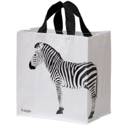 Torba Animals 24L zebra biała - All4Animals